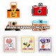 Cartoon Camera Patches for Kids Clothes Iron on Appliques DIY Stripes Embroidery Stickers Sew on Vintage Stamp Badges PE030